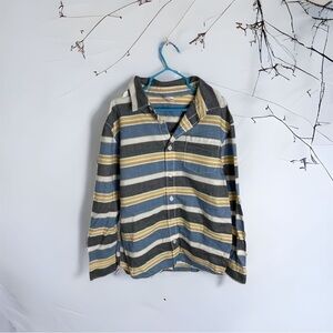 Gymboree Striped Button Down Shirt Medium Boys